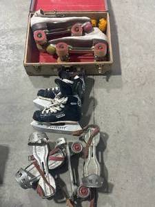 lot 75 image: Vintage Roller Skates & Hockey Skates
