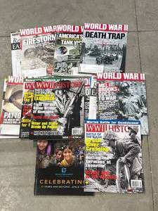 lot 81 image: Lot of 15 WWII History Magazines