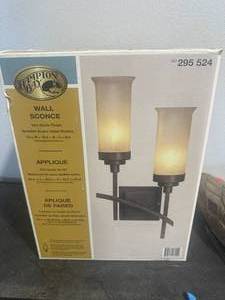 lot 82 image: New in Box Wall Sconce