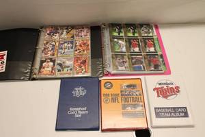 lot 345 image: Collection of Sports Trading Cards in Albums