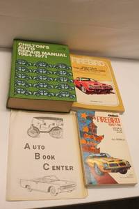 lot 474 image: Chiltons and Glenns Auto Repair Manuals - Lot of 4
