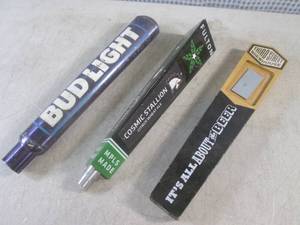(BSB) 3 Beer Tap Handles - Bud Ligh...