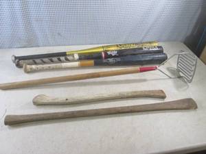 (F-1) 2 Wood Bats, 1 Aluminum Bat, ...