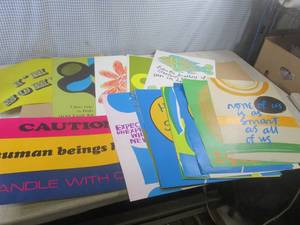 (A-4) Assortment of Vintage Posters...