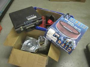 (A-4) Bin and Box Full of Assorted ...