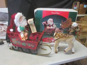 (BS) Large AnimatedLightup Santa i...