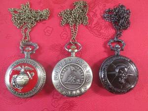 (CNTR) 3 Pocket Watches - Marine Co...