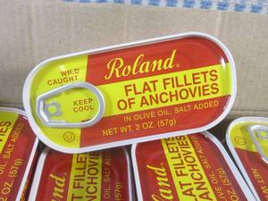 (B-1) Box of 25 Cans Flat Fillets o...