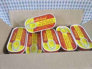 (B-1) Box of 25 Cans Flat Fillets o...