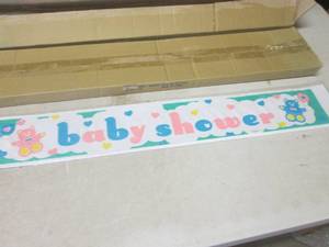 (EW5) 24 Baby Shower Party Banners ...