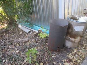 (OS) Assorted PVC Pipe and 2 Barrel...