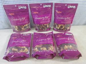 (B-1) 6 Bags of Cranberry Nut Trail...