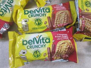 (B-1) 12 Packs of Belvita Crunchy C...