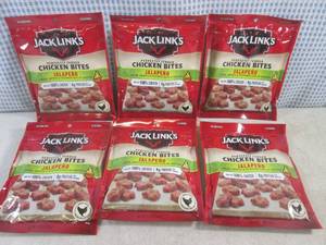 (B-3) 6 Bags of Jack Links Jalapeno...