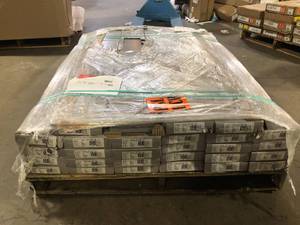 27 Boxes of A&A Surfaces Timeworn Hickory 12 MIL x 6 in. x 48 in. Glue Down Luxury Vinyl Plank Flooring (36 sq. ft.  case)   Customer Returns See Pictures