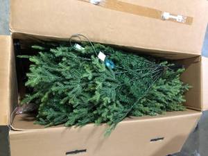 Home Decorators Collection 7.5 ft. Pre-Lit LED Eastcastle Balsam Fir Artificial Christmas Tree Customer Returns See Pictures