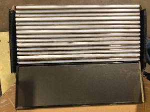 Lot of 6 cases Metalic Gray 4x12 Wall Tile customer return see pictures