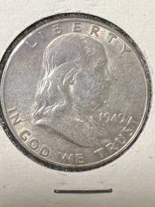 1949 US FRANKLIN HALF DOLLAR