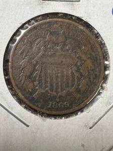1869 US 2 CENT PIECE