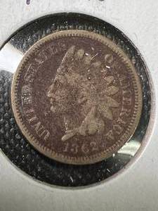 1862 US INDIAN HEAD CENT