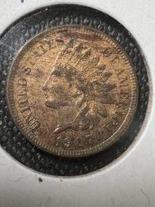 1907 US INDIAN HEAD CENT