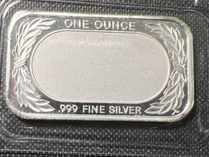 1 TROY OZ .999 FINE SILVER AMERICAN FLAG BAR