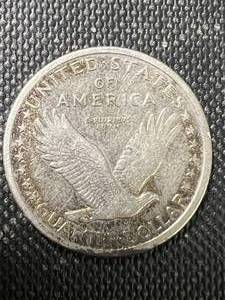1917 US STANDING LIBERTY QUARTER