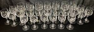 lot 75 image: Vintage Princess House Stemmed Glassware Lot #2