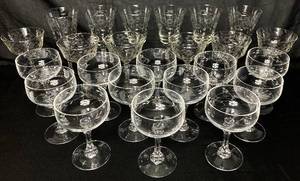 lot 74 image: Vintage Princess House Stemmed Glassware Lot #1
