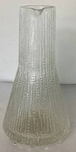 lot 60 image: Vintage Iittala Finland Ultima Thule Small Handless Pitcher Salad Dressing Bottle 6 H