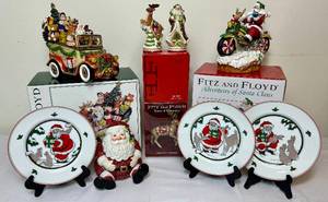 lot 33 image: Fitz and Floyd Christmas Collection