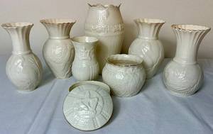 lot 56 image: Belleek Collectors Society Ireland Parian China Collection