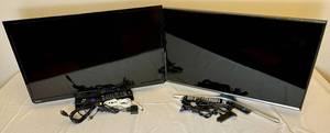 lot 95 image: Samsung 32 1080p Smart TV and Toshiba 32 720p LED TV plus ROKU device