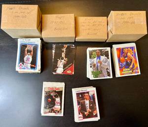 lot 114 image: Assortment of Hoops Basketball Cards Between 1989-2000