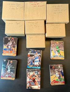 lot 117 image: Assortment of Topps Basketball Cards Between 1997-2000