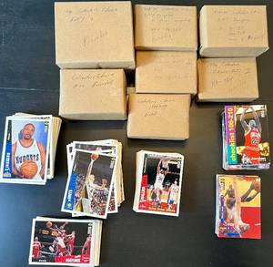 lot 115 image: Assortment of Collectors Choice Basketball Cards Between 1994-1999