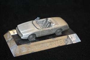 lot 1659 image: Danbury Mint Cadillac Allante Pewter Collectible