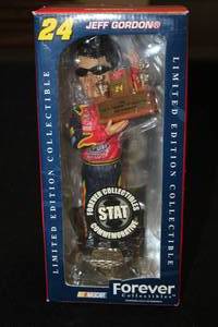 lot 1719 image: Forever Collectibles #24 Jeff Gordon State Commemorative Limited Edition Bobblehead 10 (in original packaging)