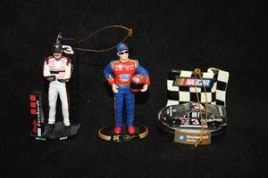 lot 1725 image: Lot of (2) #24 Jeff Gordon and #3 Dale Earnhardt NASCAR Collectible Ornaments