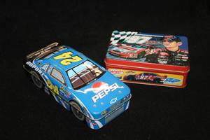 lot 1734 image: Lot of (2) #97 Rubbermaid and #24 Jeff Gordon Collectors Tins
