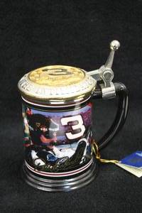 lot 1747 image: The Franklin Mint Eyes On The Prize #3 Dale Earnhardt The Intimidator Series Collector Tankard with Certificate of Authenticity