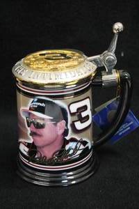 lot 1748 image: The Franklin Mint The Bass Pro Shop Car #3 Dale Earnhardt The Intimidator Series Collector Tankard with Certificate of Authenticity