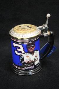 lot 1750 image: The Franklin Mint The Dale Earnhardt #3 Dale Earnhardt The Intimidator Series Collector Tankard with Certificate of Authenticity