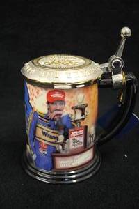 lot 1752 image: The Franklin Mint 1987 Earnhardt Victorious The Legend Lives On Series Commemorative Tankard with Certificate of Authenticity