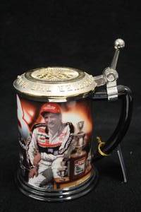 lot 1753 image: The Franklin Mint 1990 Earnhardt Above All The Legend Lives On Series Commemorative Tankard with Certificate of Authenticity