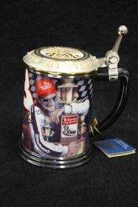 lot 1757 image: The Franklin Mint 1994 Earnhardt The Legend The Legend Lives On Series Commemorative Tankard with Certificate of Authenticity