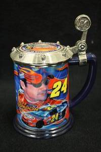 lot 1759 image: The Franklin Mint #24 The Jeff Gordon Collector Tankard with Certificate of Authenticity