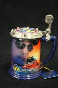 lot 1761 image: The Franklin Mint Jeff Gordon Racings Finest Collector Tankard with Certificate of Authenticity