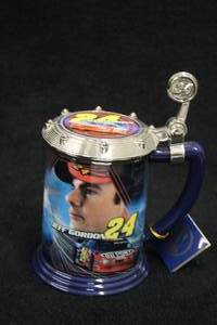 lot 1764 image: The Franklin Mint Jeff Gordon Victory Lane Collector Tankard with Certificate of Authenticity