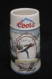 lot 1779 image: Ceramarte (Brazil) Coors Brewing Co The Rocky Mountain Legend Series Collectors Beer Tankard 7